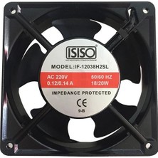 Isiso 220 V Kuluçka Makinesi Fan 120x120x38mm Metal Yapı ile Dayanıklı ve Etkili Soğutma