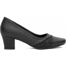 Ayakkabı Fuarı Elit MST709N Kadın Klasik Topuklu ayakkabı Siyah