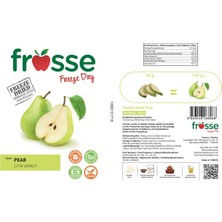 Frosse Armut Kıtırı - Freeze Dried - Üretici Firmadan Dondurularak Kurutulmuş Armut Cipsi 20 gr