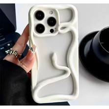 UMD Apple iPhone 14 Pro Max Uyumlu 3D Snake Tasarımlı Silikon Kılıf