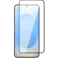 Gpack Samsung Galaxy S25 Plus Uyumlu Ekran Koruyucu Temperli Cam Rika Siyah