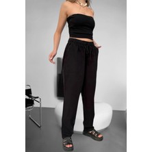 Keten Pantolon Hambez Alt Eşofman Rahat Kalıp Büyük Beden Ham Bez UNISEX%100 Pamuk Relaxed Beden Aralığı M-6xl