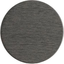 System 1910 Tek Delikli Düğme Kulp Fırçalı Füme Renk Çap 38 mm