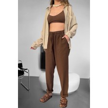 Keten Pantolon Hambez Alt Eşofman Rahat Kalıp Büyük Beden Ham Bez UNISEX%100 Pamuk Relaxed Beden Aralığı M-6xl