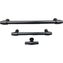 System 4686 Modern Kulp Siyah Renk 192 mm