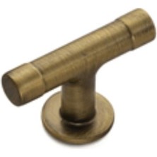 System 4710 Tek Delikli T Kulp Antik Renk Çap 55 mm