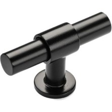 System 9236 Modern Kulp Siyah Renk 60 mm