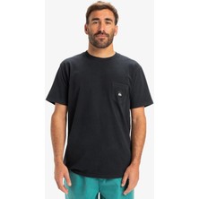 Quiksilver Salt Water Pocket Erkek Siyah Tişört