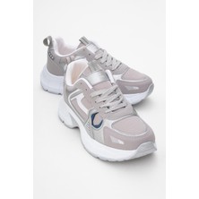 Ccway Bağcıklı Anorak Kadın Spor Ayakkabı BUZ BEYAZ