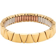 Energetix Altın Renkli Manyetik Esnek Bileklik - M Bedeni(15-16cm bilekler için)