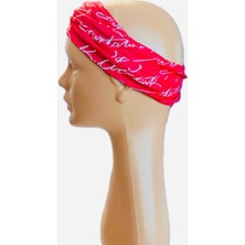 Kırmızı Atatürk Imzalı Boyunluk-Bandana
