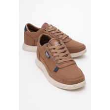 Ccway Erkek Bağcıklı Kot Spor Ayakkabı VİZON