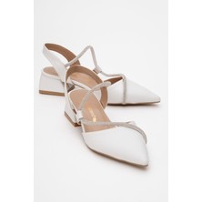 Kadın Günlük  Ayakkabı Beyaz Cilt