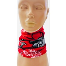 Bagoo Kurukafa Baskılı Çok Amaçlı Buff-Buf-Bandana-Boyunluk-Saçbandı