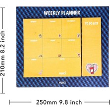 Vuki Masa Üstü Haftalık Planlayıcı Defter