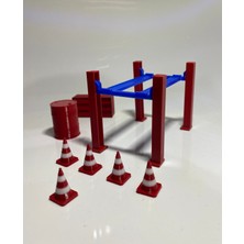 1/64 Ölçek Diorama Garaj Seti