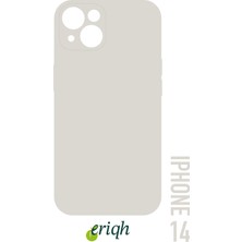 Eriqh Apple iPhone 14 Uyumlu Kılıf Kamera Korumalı Lansman Içi Kadife Yumuşak Silikon Kapak