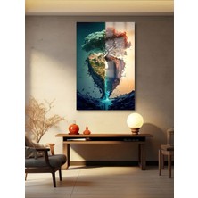 Taulart Yaşam Ağacı Tasarımı Kırılmaz Cam Tablo Ev Hediyesi Iş Yeri Hediyesi Cam Tablo