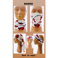 Uğur Böceği Buff Baf Bandana Boyunluk Saç Bandı