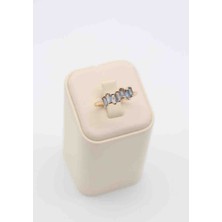 Glare Jewellery Vip Mavi Taş Yüzük