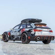 1/24 Audi Rs6 Alaşım Avant Station Wagon Araba Modeli Dietoy Metal Oyuncak Parça Spor Araba Modeli Simülasyon Ses ve Işık Çocuklar Hediye (Yurt Dışından)