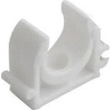 Mutlusan 20'lik Antigron Boru Kroşesi (Geçmeli) Gri (100 Adet Paket)