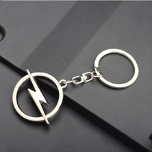 Opel 3D Metal Otomobil Anahtarlığı - Krom Kaplamalı Oto Anahtarlık 
