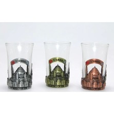 Akıllı Durak Tekli Metal Cam Bardaklı Shot Bardak