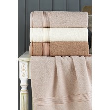 Fabricom Home Collection Fabricom Banyo  Havlu Seti  kahve renk