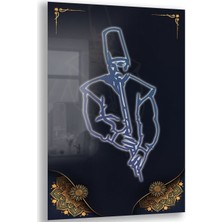 Exela Home Dini Cam Tablo - Dikey Hat Sanatı - Dini Motif 10-037