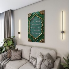 Exela Home Dini Cam Tablo - Dikey Hat Sanatı - Dini Motif 12-014