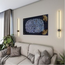 Exela Home Dini Cam Tablo - Dikey Hat Sanatı - Dini Motif 09-029
