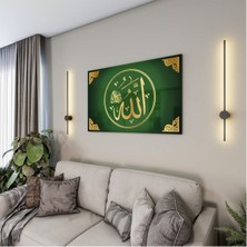Exela Home Dini Cam Tablo - Dikey Hat Sanatı - Dini Motif 03-004