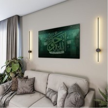 Exela Home Dini Cam Tablo - Dikey Hat Sanatı - Dini Motif 07-018