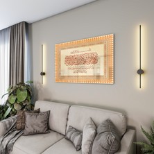 Exela Home Dini Cam Tablo - Yatay Hat Sanatı - Dini Motif 17- 001