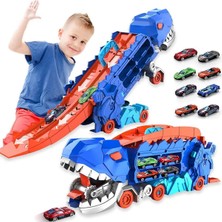 Maxx Wheels 3in1 Maxx Wheels Dönüşebilen Dinozor Yarış Kamyonu Oyun Seti