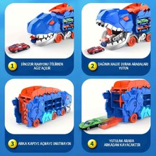 Maxx Wheels 3in1 Maxx Wheels Dönüşebilen Dinozor Yarış Kamyonu Oyun Seti