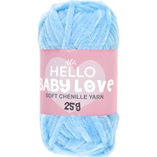 Hello Baby Love Şönil Kadife Punch ipliği 25 gr
