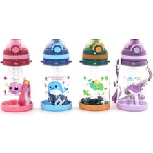 Renkli Pipetli Suluk 550 ml