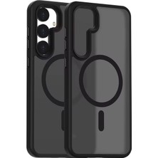 Nettech Samsung Galaxy S25 Uyumlu Mat Renkli Magsafe Arka Koruma Kılıf