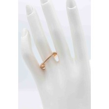 Glare Jewellery İnce Taş Detaylı Vip Yüzük