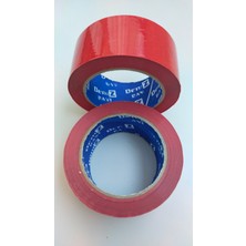 Deniz Bant Kırmızı Renkli Koli Bandı 45 MMX100 Metre - (6 Adet)