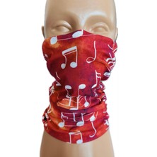 Bagoo Müzik Notaları Deseni Buff- Baf- Bandana- Boyunluk- Saç Bandı
