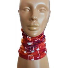 Bagoo Müzik Notaları Deseni Buff- Baf- Bandana- Boyunluk- Saç Bandı