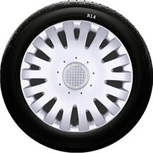 Sjs Sks Alfa Romeo Jant Kapağı 14 Inc Kırılmaz 1 Takım 4 Adet NO:211