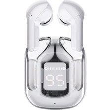 Konfulon GT13 Dijital Şarj Göstergeli Kablosuz Airpods Kulaklık - Beyaz 11
