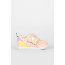 Vicco Donut Ortapedik Kauçuk Hafif Taban Cırtlı Bebe Ilk Adım Spor Ayakkabı Pudra