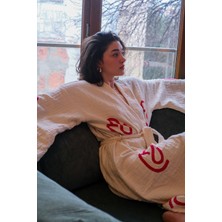 Pamuk Kimono Sabahlık Havlu Solenrosa
