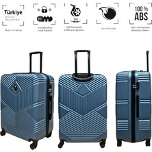 Anhelo Eagle Xl Geniş Tasarım Abs Orta Boy Valiz Seyahat Çantası 34CMX46CMX65CM