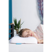 Viscofoam Estela Terletmeyen Boyun Destekli Ortopedik Yastık Jelli Visco Yastık - 60x37x11-9cm